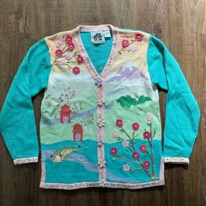 Storybrook Knits Vintage Cardigan- Small